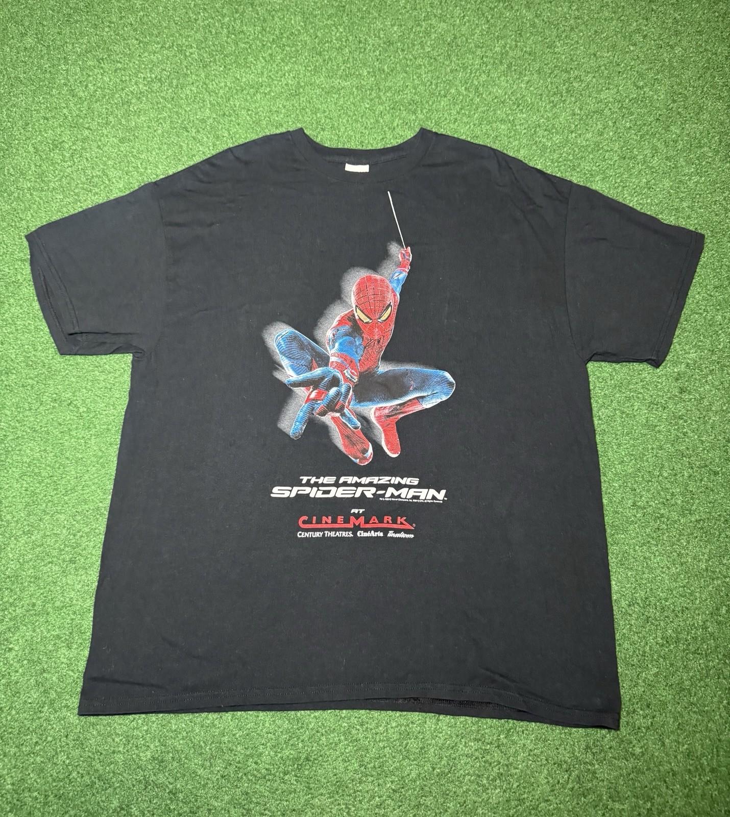 The Amazing Spiderman Cinemark Movie Promo Marvel XL T Shirt Unisex T-Shirt XXXXL