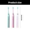 Electric Toothbrush for Adults,Rechargeable Battery Toothbrush Portable with 3 Brush Heads,2 Mins Smarts Timer 5 Modes