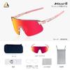 Altarist HAYATE R2 R Photochromic Lenses Clear Pink Temple Red Mirror [ALTALIST] (Hayate Two) (Glossy Lens)