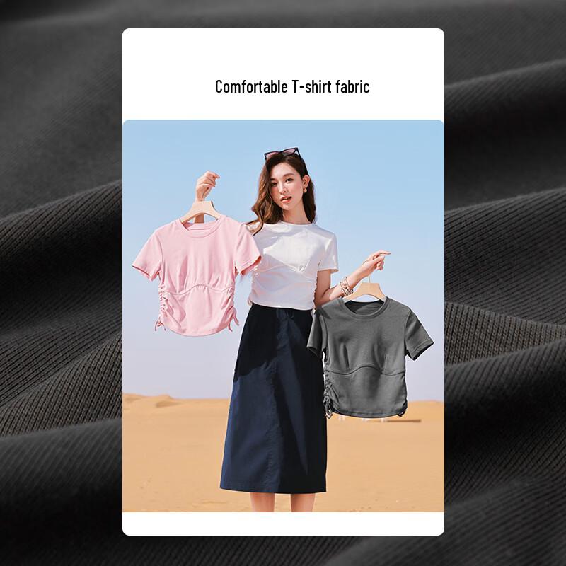 Xiangying Women's Slim Fit Short Sleeve T-Shirt