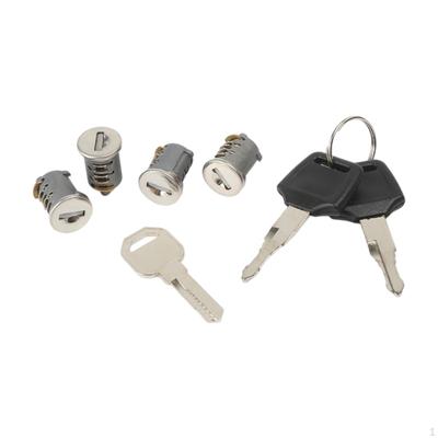 Car Roof Core Kit Auto S with Key Zinc Alloy Rustproof Fixed Lock Cylinders for Cross Bar Racks