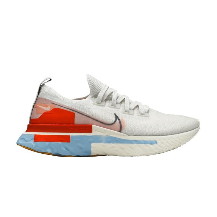 Nike Wmns React Infinity Run Flyknit  Psychic Blue Coral  36.5