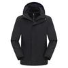 Men's and Women's Outdoor Windproof Waterproof Two-Piece Detachable Ski Suit, Three-in-One for Mountaineering