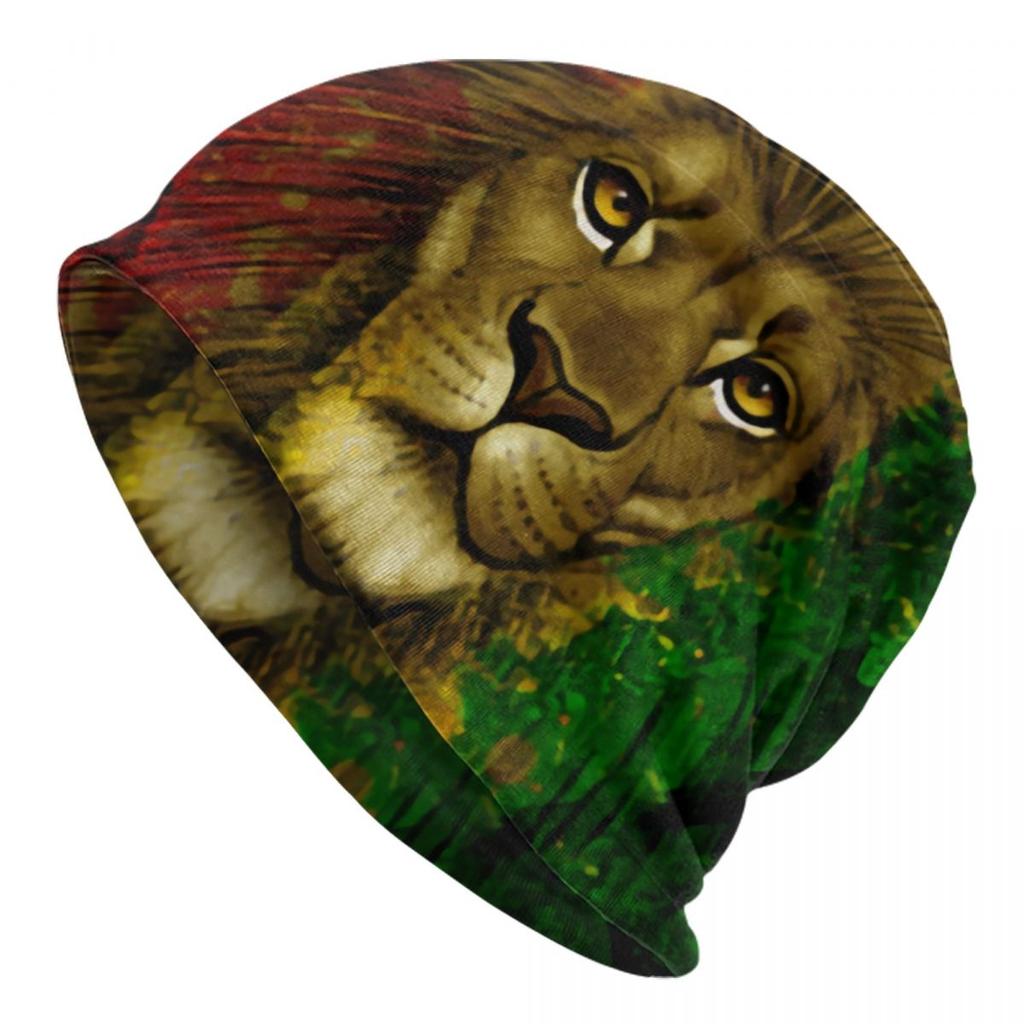 Rainbow Heartbeat Reggae Rasta Colors Beanie Cap Unisex Winter Bonnet  Knit Hats Outdoor Jamaica Jamaican Skullies Beanies Hats