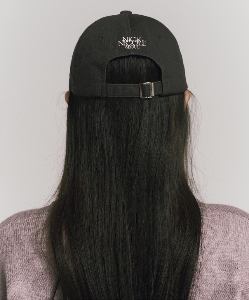 Nigaennikol Mini Butterfly Blink Ball Cap_Charcoal Pink