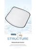 Universal Cooling Gel Car Seat Cushion - Breathable Ice Silk, All-Season, with Backrest