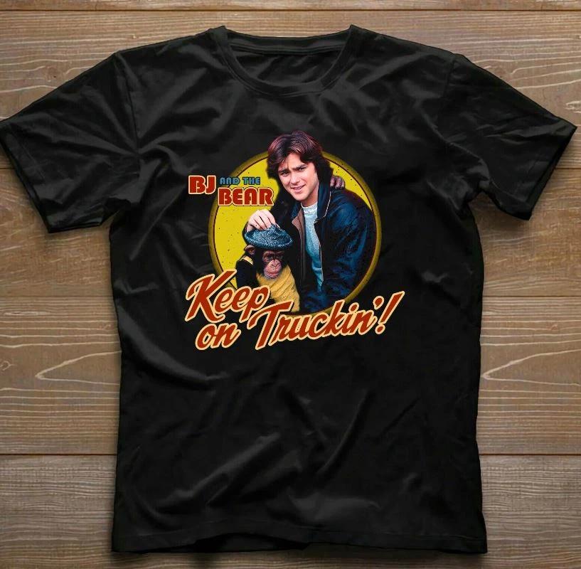 

Bj And Bear Keep On Truckin 1970 S Retro Tv Land 100% Cotton Tee Shirt 3XL
