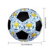 Leicester City Football Indoor Soccer Ball Colorful Machine Stitched PVC Size 5 Team Training Competition Ready Durable High-Bounce Cool Sports Gift