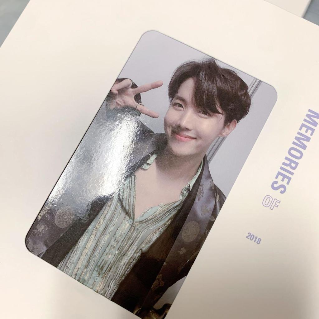 [USED] BTS memories of 2018 Blu-ray Hoseok trading card