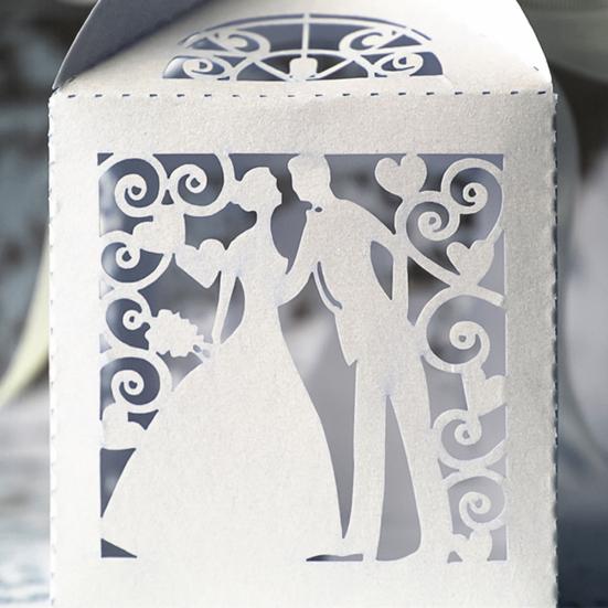 Couples Candy Lover Box Cutting Die Scrapbooking Embossing Wedding Card Decor