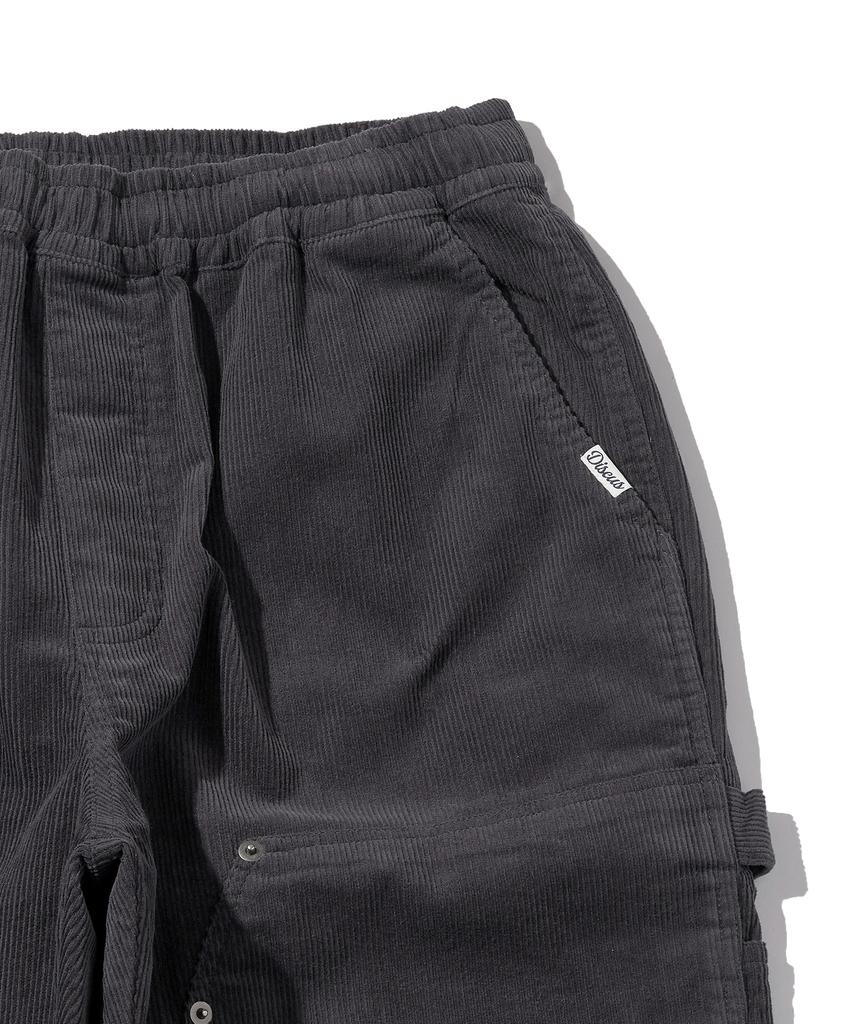 DISCUS ATHLETIC Corduroy Carpenter Pants Charcoal
