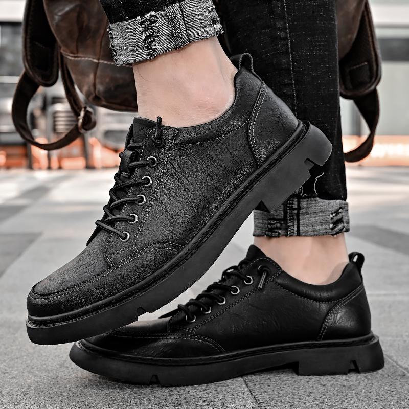 Деловая деловая обувь из натуральной кожи, роскошная брендовая мужская ...