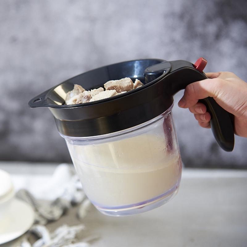 Oil-Soup Separator: Large-Capacity Kitchen Filter for Clear, Healthy Soup