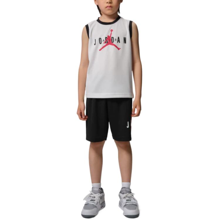 Jordan Casual Sports Suit SS26 Color Block Quick Dry Sleeveless Kids Kids suit IW2171-100 XS