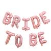 Set di Palloncini in Foil 'Bride to Be' da 16 pollici per Matrimoni, San Valentino o Proposte