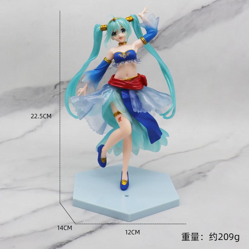Japanese Anime New Hatsune Miku Figure Sexy Character Ornaments upskirt girl Kawai girl Decoration Toy Adult kid Birthday Gift