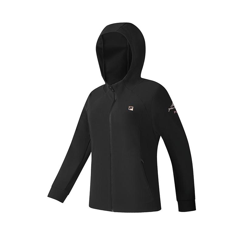 New FILA Fitness Jackets Coats Women's Black A11W521502F-BK