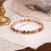 Elegantes Siebenfarbiges Zirkon-Armband: Stilvoller Glänzender Schmuck in Diamantfarbe für Damen