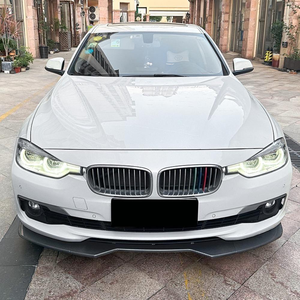 Labio Splitter Chin Spoiler Delantero Para BMW Serie 3 F30 F31 2013-2019 Parachoques Estándar Kit de Carrocería de Modificación Exterior Accesorios