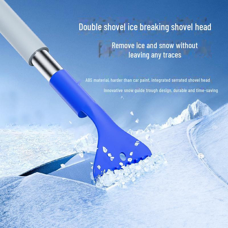 Car Multifunction Snow Removal Shovel and Brush - Winter De-icing Tool with Ice Scraper