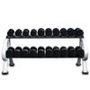 Jieruite 338kg Rubber-Coated Dumbbell Set