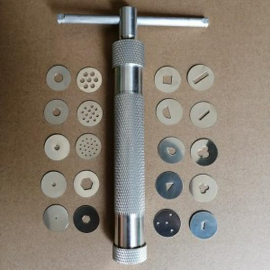 Rotary Polymer Clay Extruder Gun for Sculpting and Pottery Tools