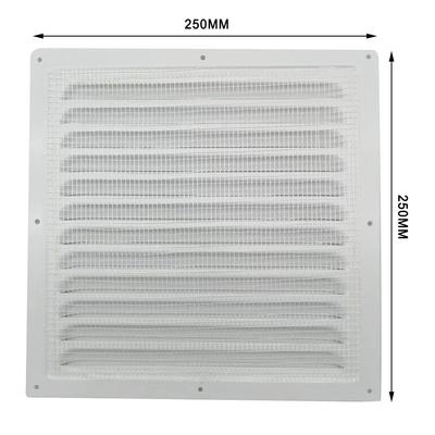 Air Vent Grille Ventilation Cover Metal Window Square Vent Insect Screen Cover Aluminum Alloy Heating Cooling Vents Plate