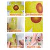10pcs Cartoon Pattern Bathroom Bathtub None Slip Stickers Staircase Floor EPDM Mat Kids Room Self-adhesive Anti-skid Sticker