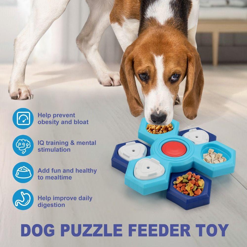4-Layers Dog Feeder Anti-Choking Dog Puzzle Toys Fashion Pet Feeding Machine  Pet