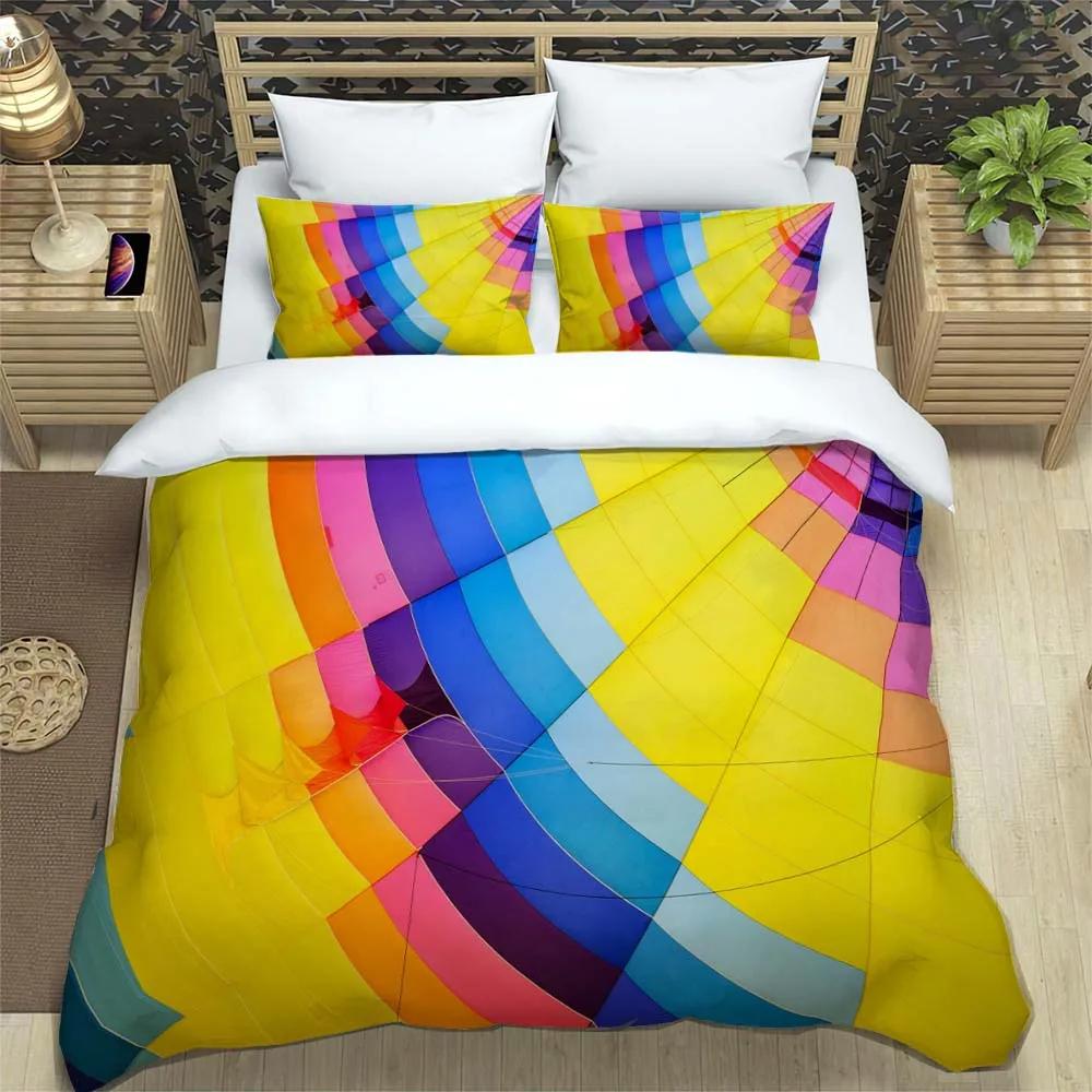 Rainbow Fresh Classics Musterdruck, weich und komfortabel, Komplette Größen, Anpassbare Bettwäsche-Sets