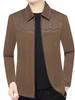 Men's Spring 2026 Color Block Lapel Jacket - Business Casual Versatile Outerwear