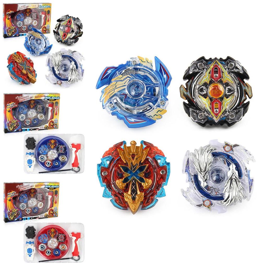 Xd168-1 Premium Battle Top Spinning Tops Set With Durable Alloy Handle And Launcher