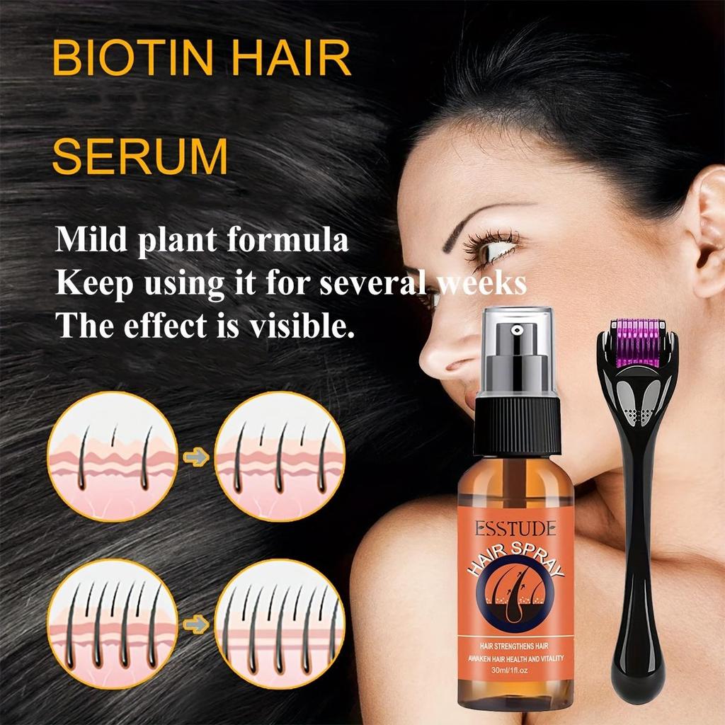 Naturalna esencja wzrostu brody dla mężczyzn Spray leczenie wypadania włosów odżywka zadbana szybki wzrost brody wzmacniacz do brody z wałkiem