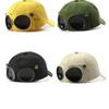 1 Pcs Aviator Hat Korean Version Of The Trendy Glasses Cap Sunglasses Baseball Cap Hip-hop Personality Cool Casual Summer Hat