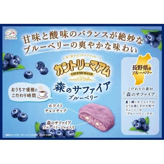 Fujiya Country Maam (Forest Sapphire Blueberry) 12 pieces