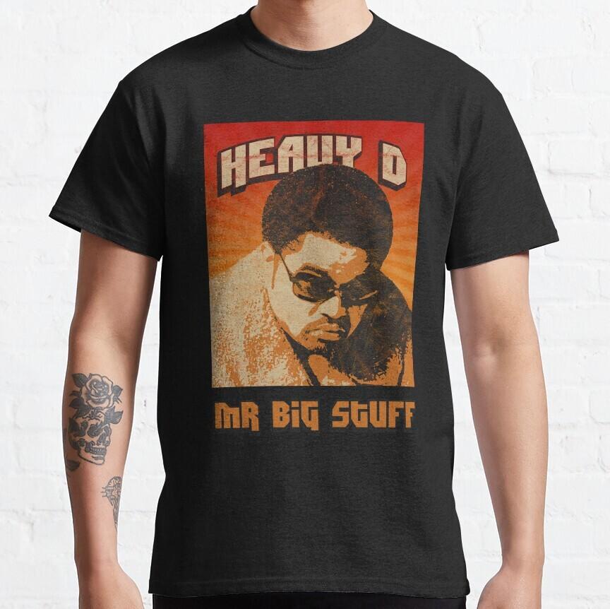 

HOT SALE Heavy D Hip-Hop Old School Classic Retro Vintage T-Shirt S-5XL Unisex T-Shirt S