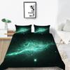 Star Printing Bedding Single Double Bed Full Size 3D Microfiber Universe Printing Pillowcase and Quilt Cover 2/3 Comfortable Home Decoration