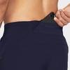 Under Armour Mid-Rise Drawstring Casual Shorts With Logo Print Men Bottoms Navy-Blue 1376508-410