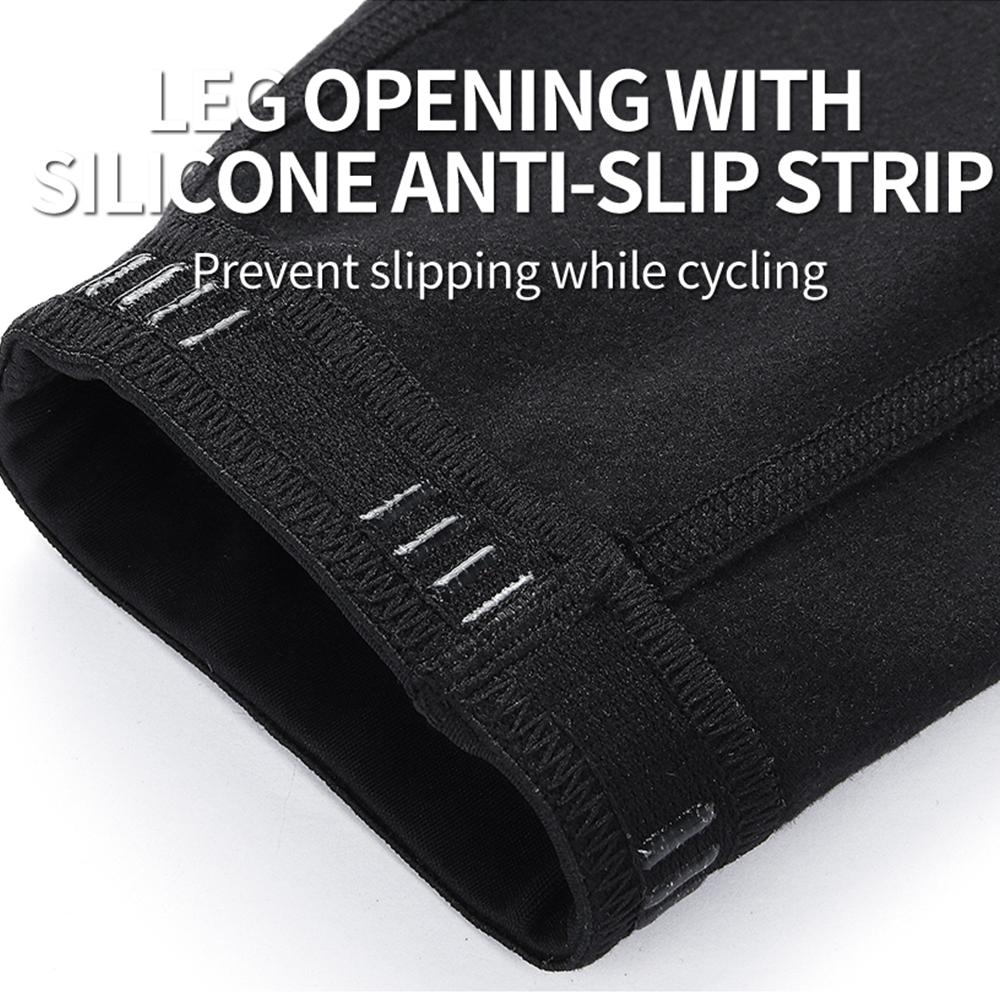 Wosawe Women's Thermal Fleece Cycling Tights Winter Warm 4 Way Stretch Biking Pants With 3D Silicone Cushion