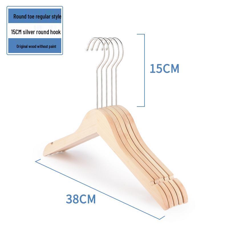 Damen Rutschfester Holzmantelständer Kleiderbügel für Bekleidungsgeschäfte