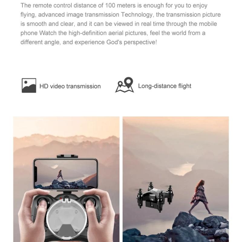 New K01 Mini Drone 4K Aircrat Aerial Camera Movie Quality Photography connect to VR Remote Control Aircraft 360° roll Aircraft Helicopter Kid Toy Gift