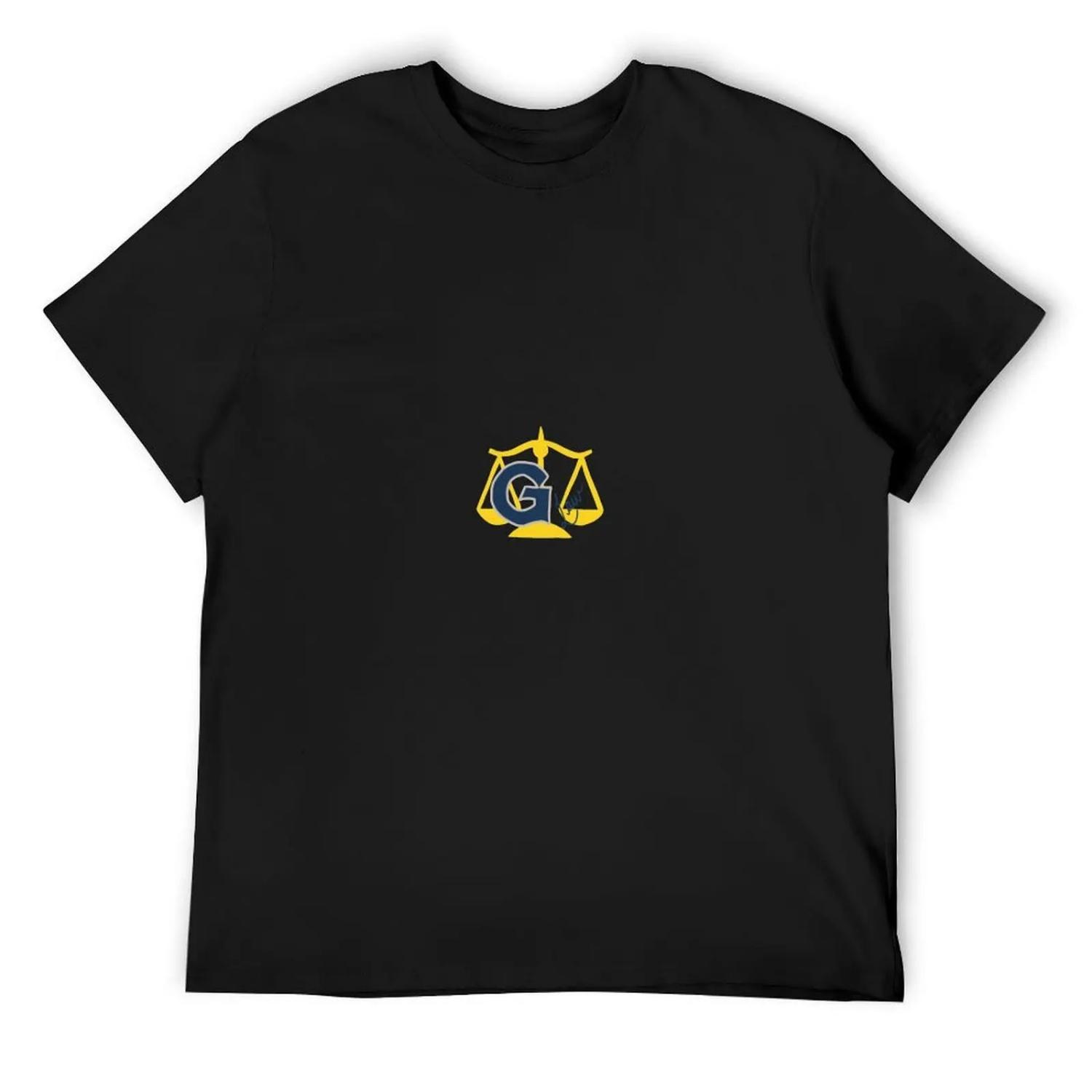 Georgetown Law T-Shirt summer top korean fashion heavyweights quick-drying mens graphic t-shirts S