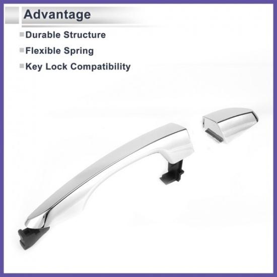 Rear Right Car Exterior Door Handles for Hyundai Tucson 16-20 No83661D3010