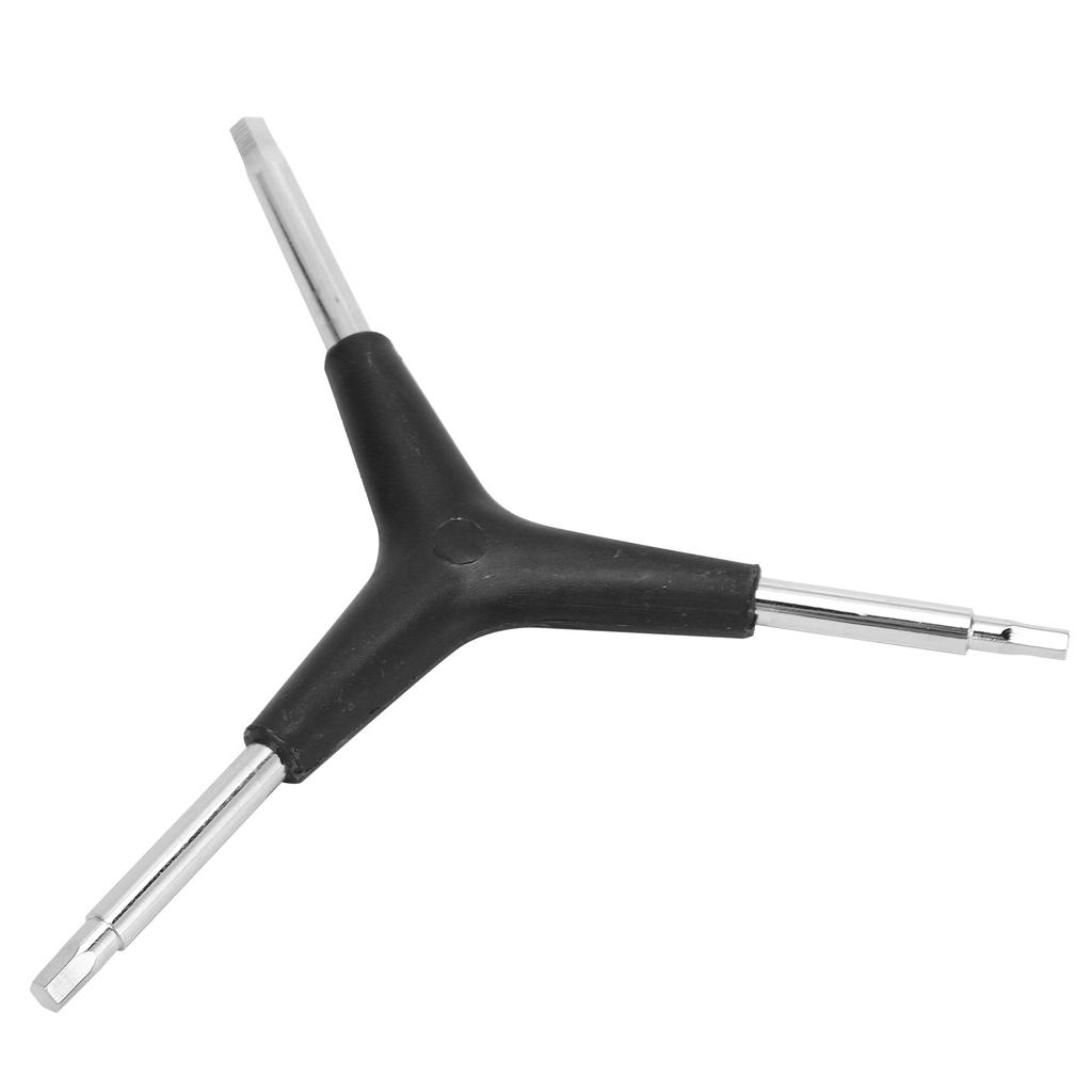 Y Shape Hexagonal Wrench Stainless Steel 3 Way Hexagonal Spanner for Bicycle Repairment