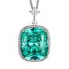 Jewelry Simulation Para Green Luxury Pendant Main Stone 20 * 23