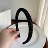 Thin Wide Headband Non-Slip Vintage Hair Hoop Elegant Polka Dot Headband  Fashion Accessory