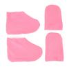 1Pair Paraffin Wax Waxed Cotton Footmuffs Booties Hydrating Mask Spa Moisturizing Socks Gloves Covers Bath Liners