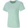 Asics Gestricktes Feuchtigkeitstransportierendes Schnelltrocknendes Rundhals Kurzarm T-Shirt Damen Oberteile Mintgrün 2012D164-301
