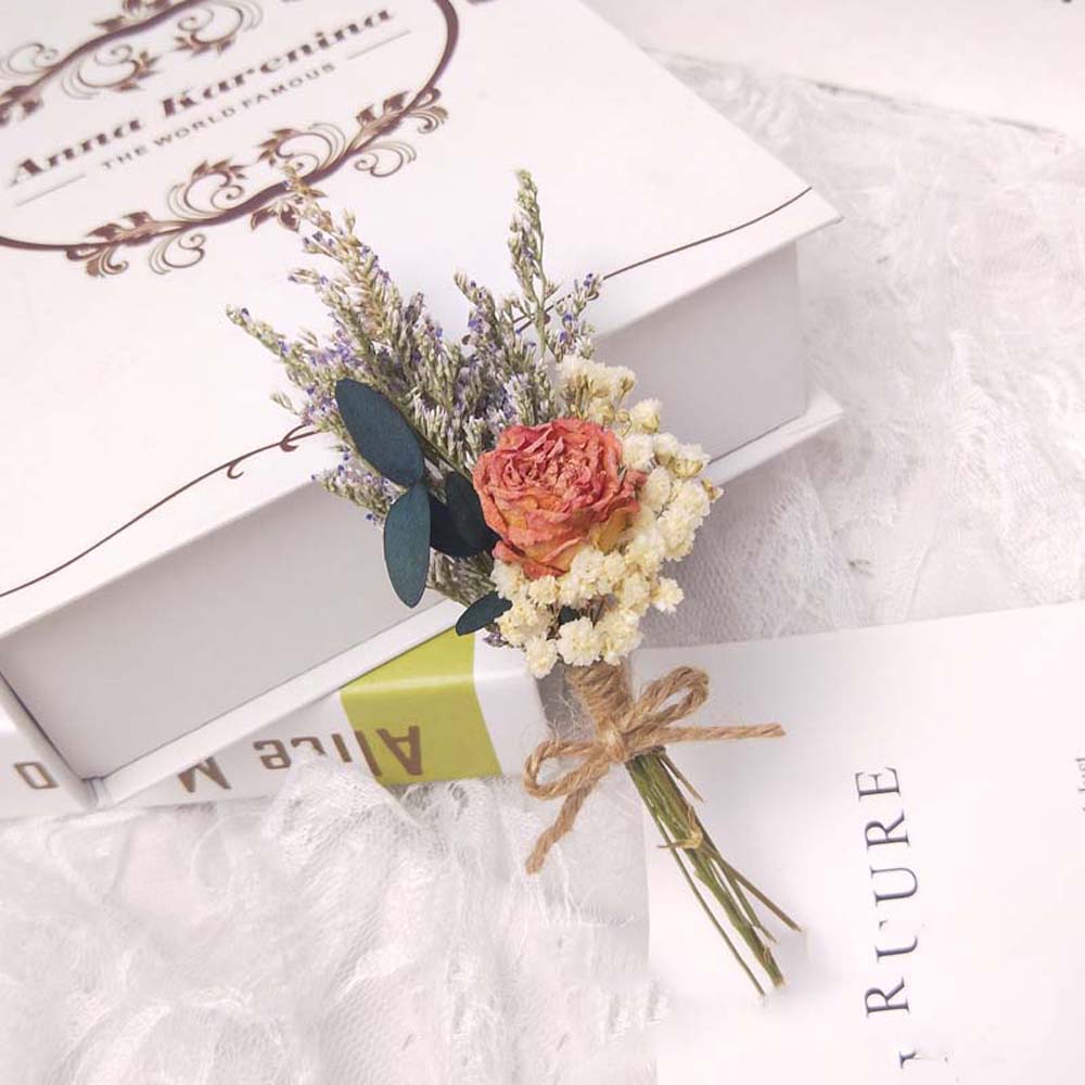 Decoração Casamento Real Natural Decoração de Casa Buquê de Flores Artificiais Flor Seca Flores Falsas