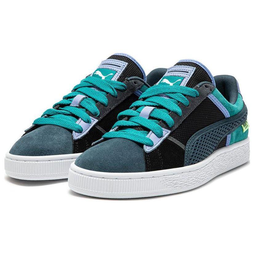 Puma Sac à dos Série Daim Baskets Basses Baskets Unisexe Bleu Noir 390426-02